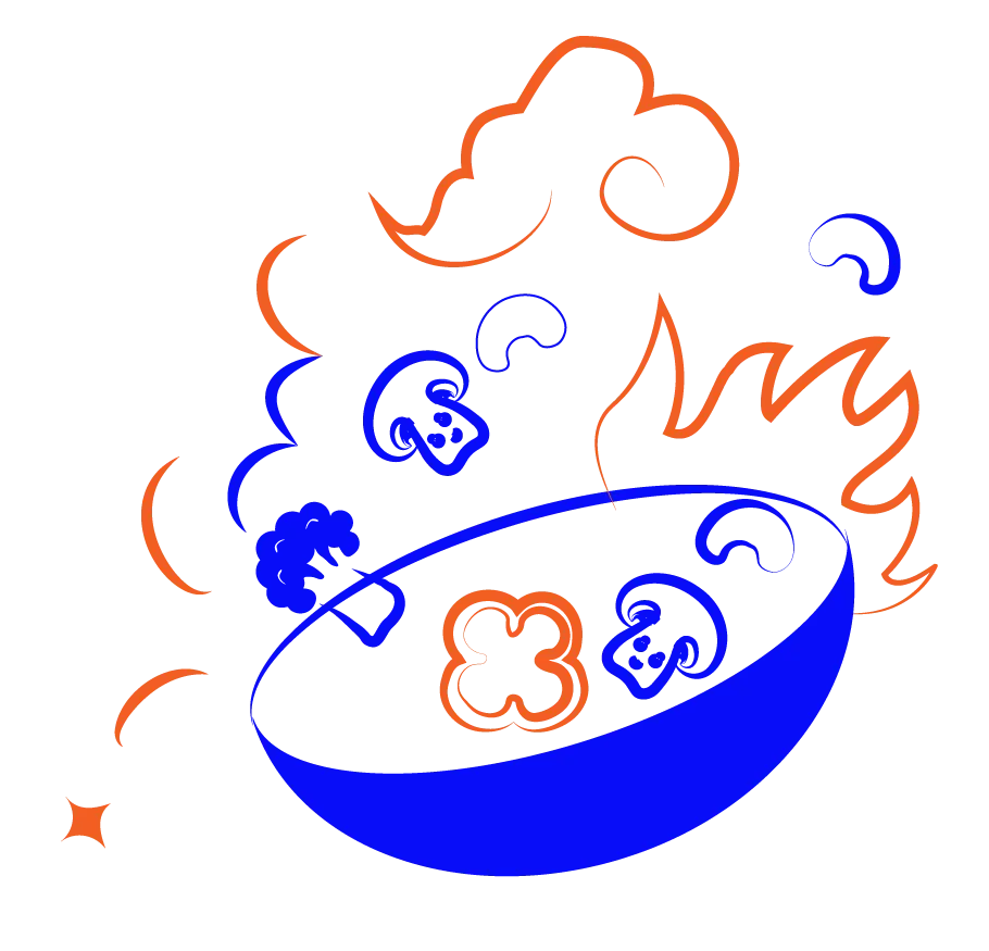 iWok-Illustration_izzling Wok - Blue-Red